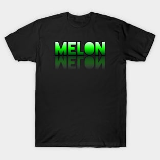 Melon - Healthy Lifestyle - Foodie Food Lover - Graphic Typography T-Shirt